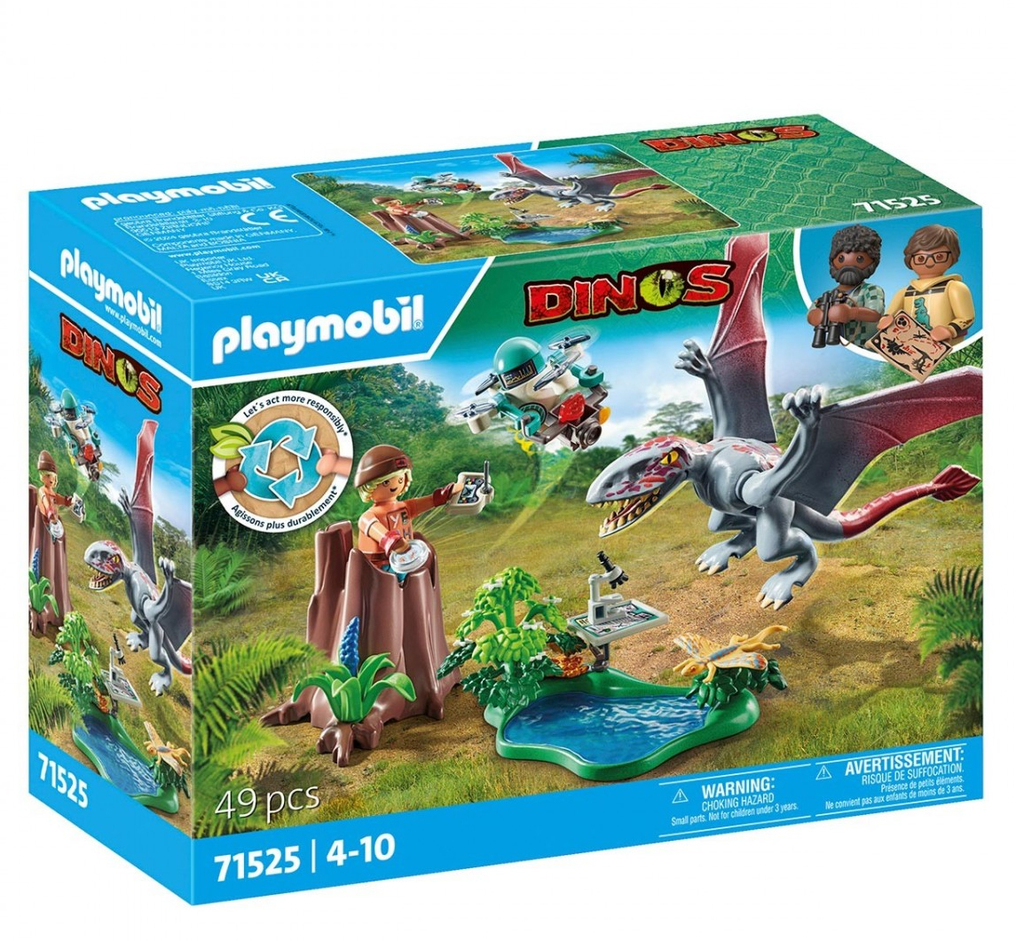 playmobil observatorio con dimorphodon ( 71525)