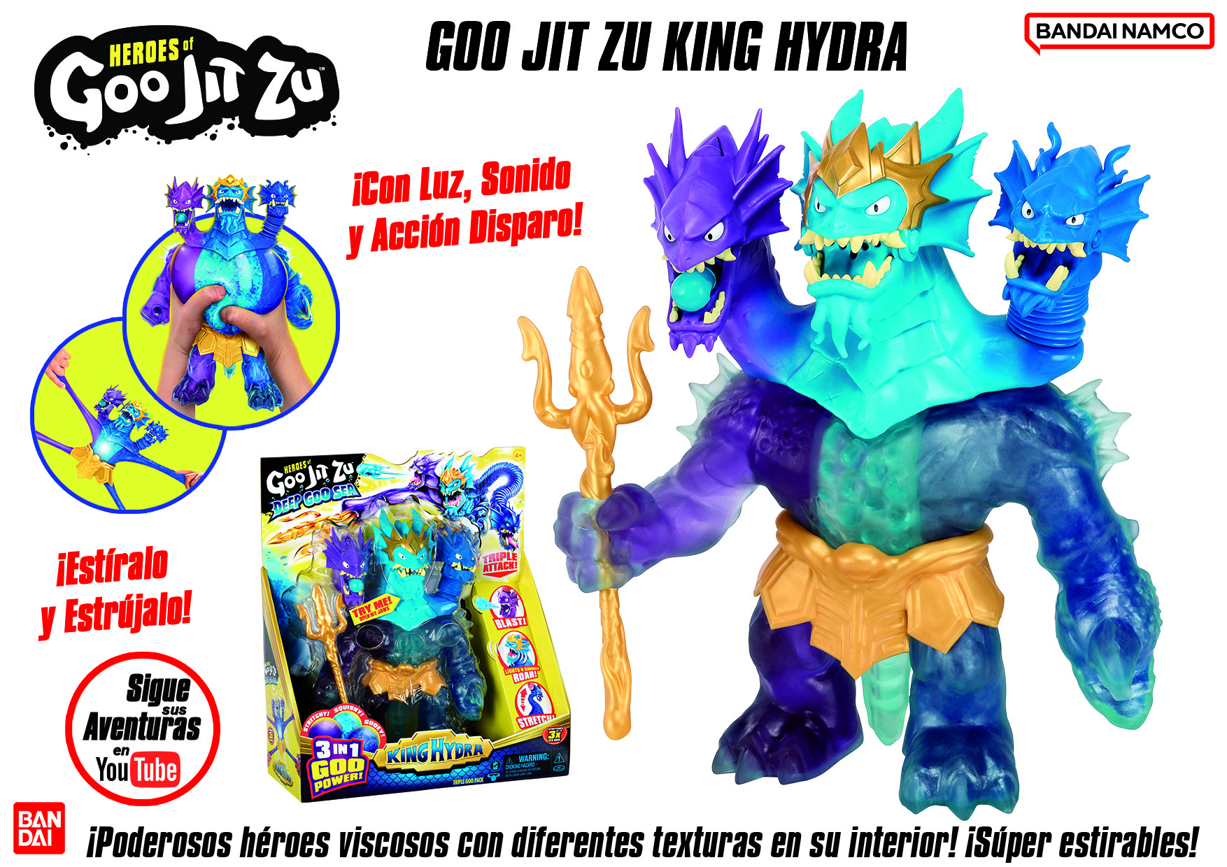 goo jit zu king hydra ( bandai - co99999 )