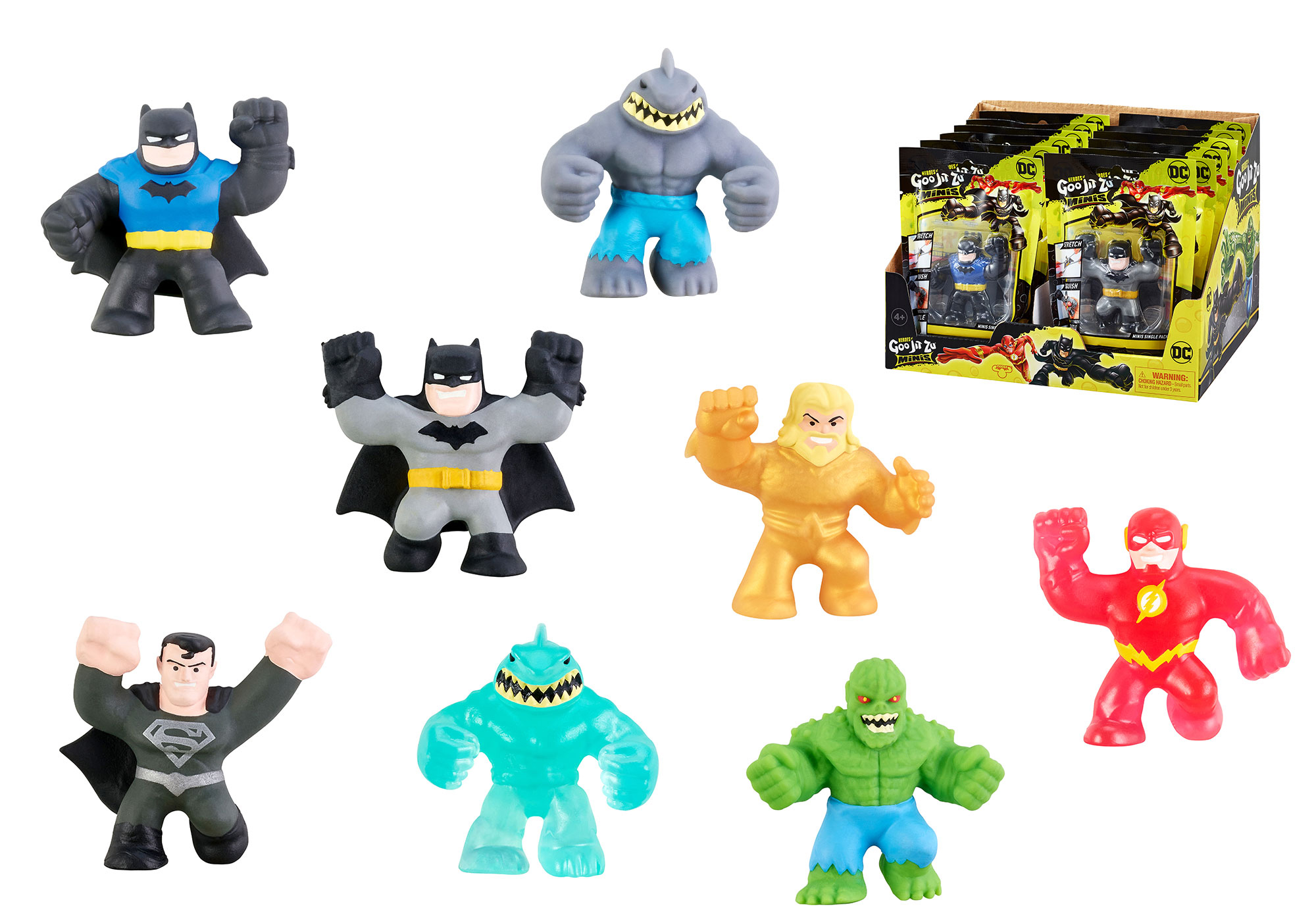 goo jit zu figuras minis dc surtidas ( bandai - co41395 )