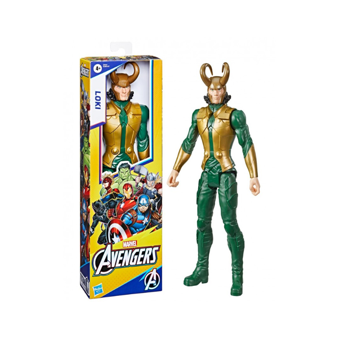 avengers figura titan loki ( hasbro - e78745x0 )