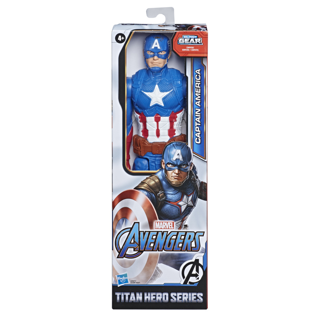 avengers figura titan capitan america ( hasbro - f13425x0)