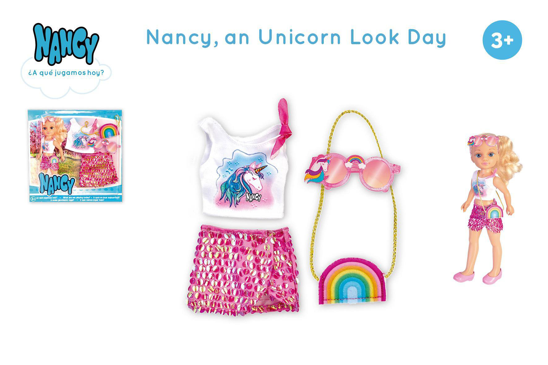 nancy un día con look de unicornio (nac27000) nancy un día con look de unicornio (nac27000)