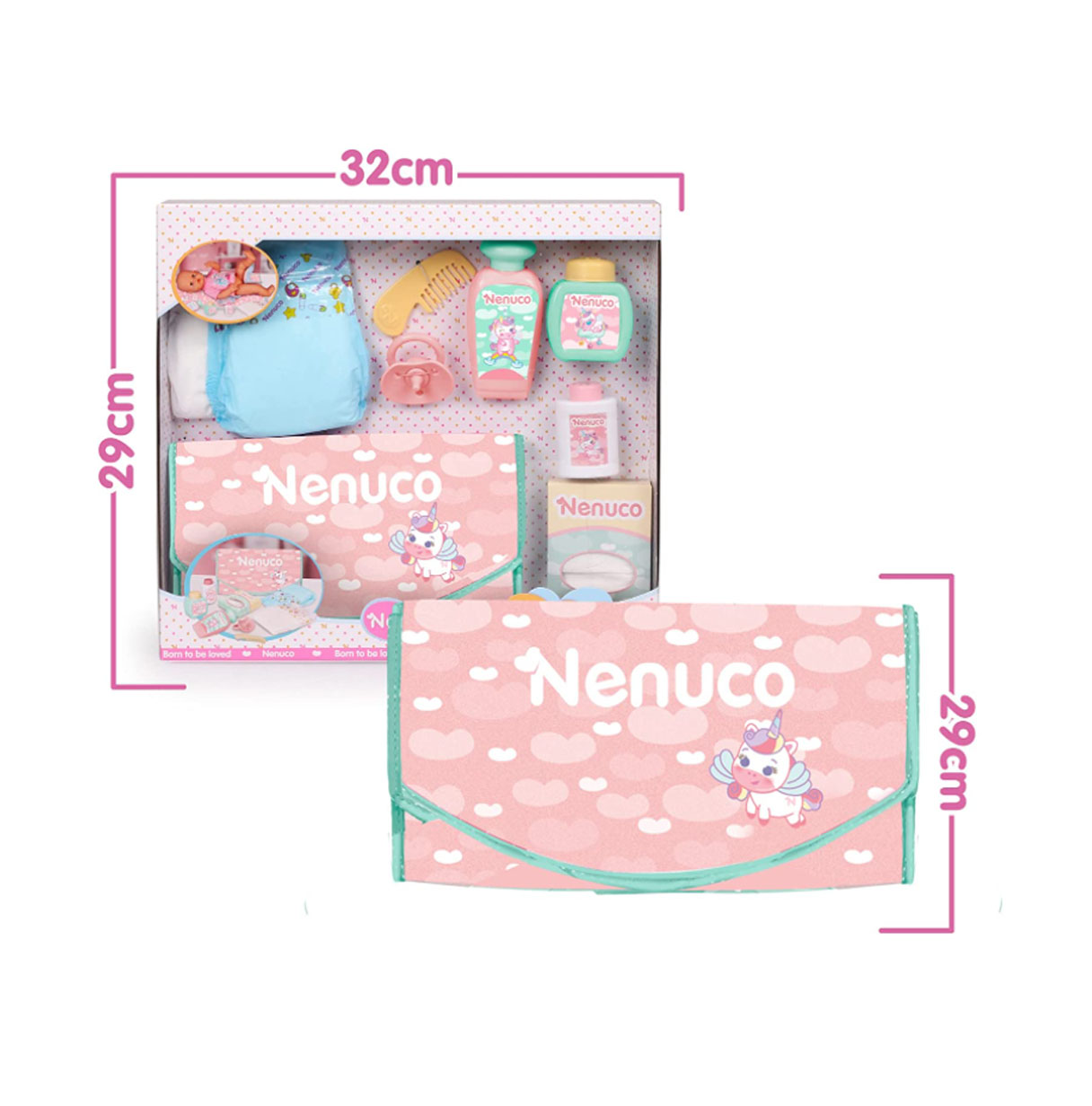 nenuco bolso cambiador   (famosa - nfn29000)