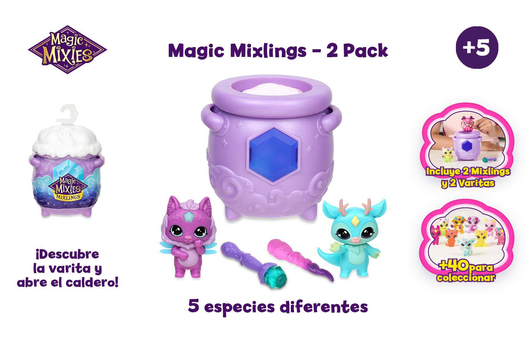 magic mixlings pack de 2 figuras ( famosa - mg001000)
