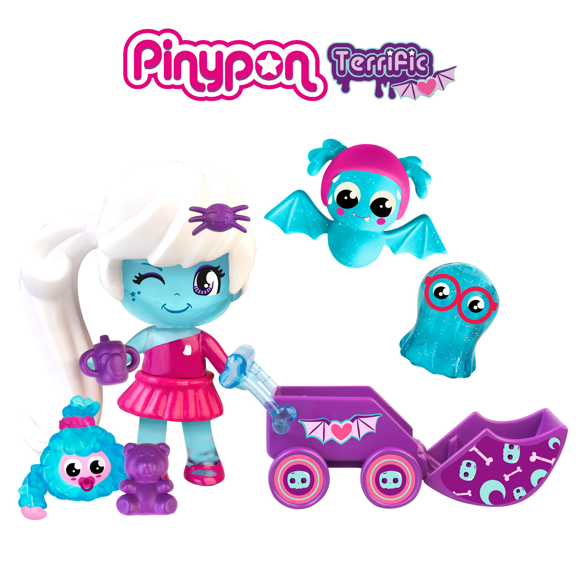 pinypon terrific my monsters & me   ( famosa - pny55000)