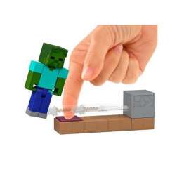 minecraft figura con mecanismo cargado surtida (mattel - jkk00)