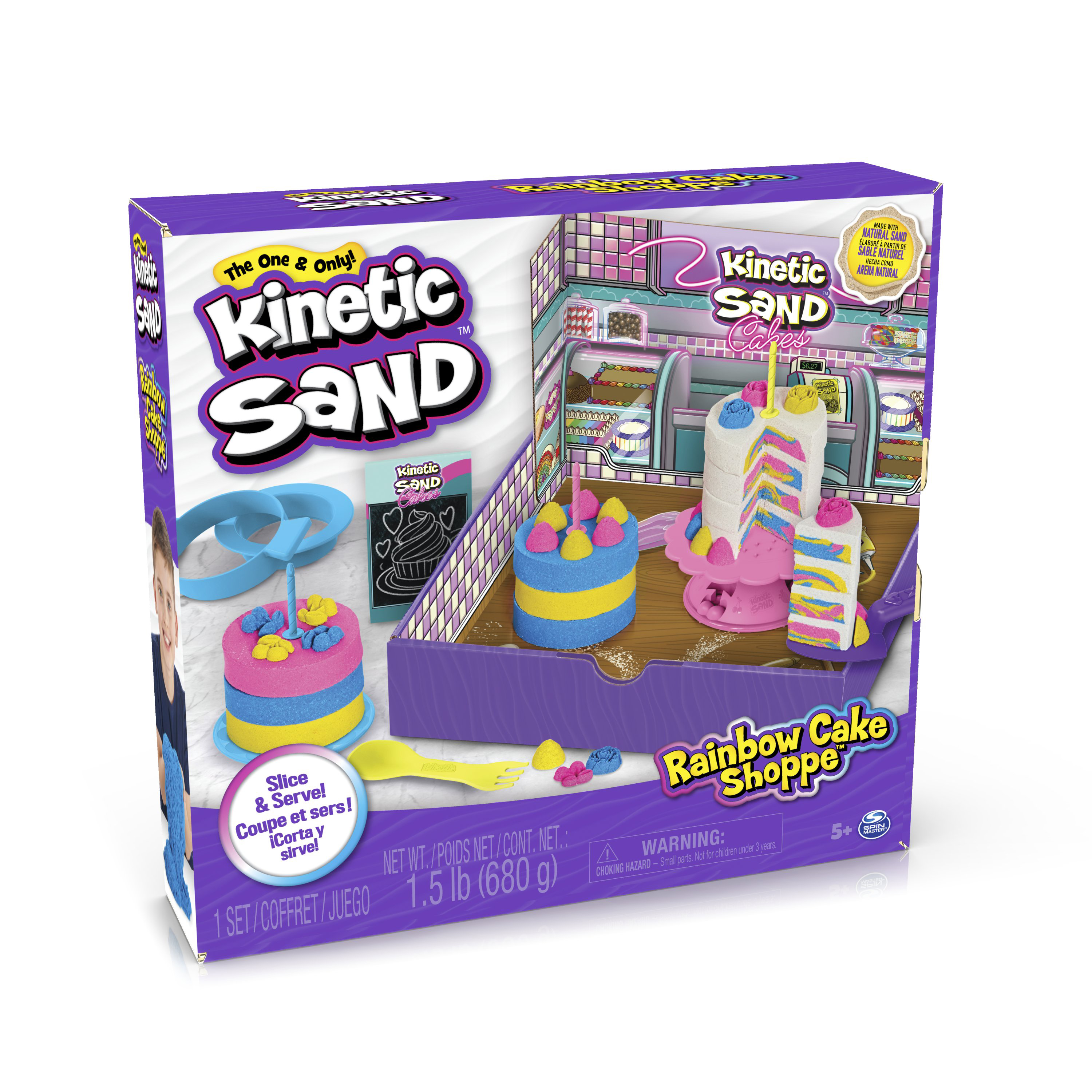 kinetic sand rainbow cake playset (spin master - 6068029) kinetic sand rainbow cake playset (spin master - 6068029)