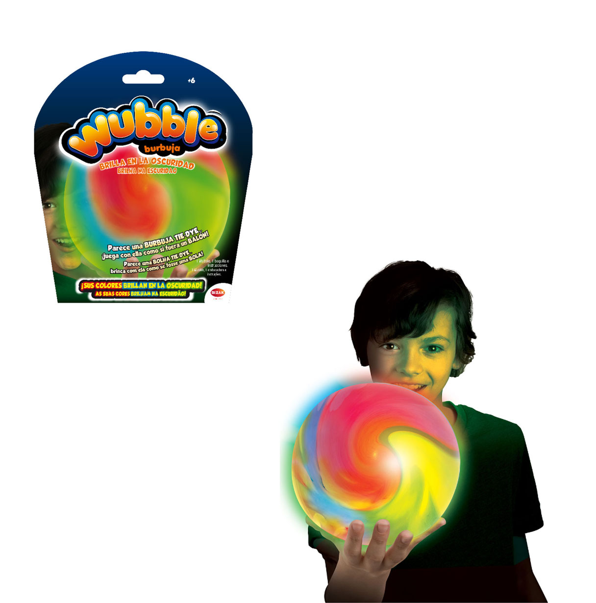 super wubble brillo en la oscuridad (bizak -62941875)