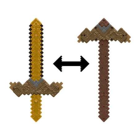 minecraft roleplay espada pico transformacion (mattel - jkc15)