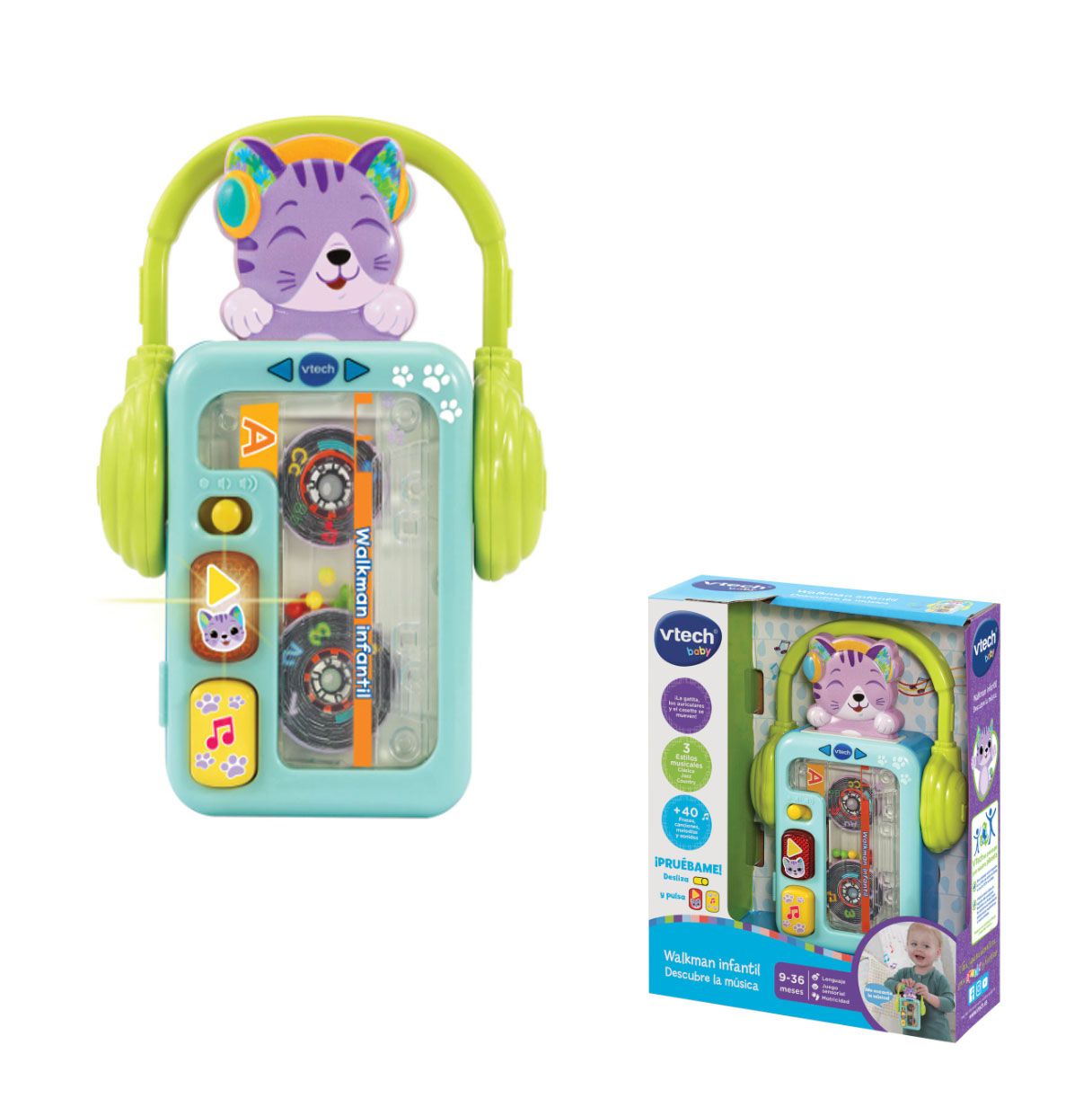 vtech walkman infantil descubre musica (561022) vtech walkman infantil descubre musica (561022)