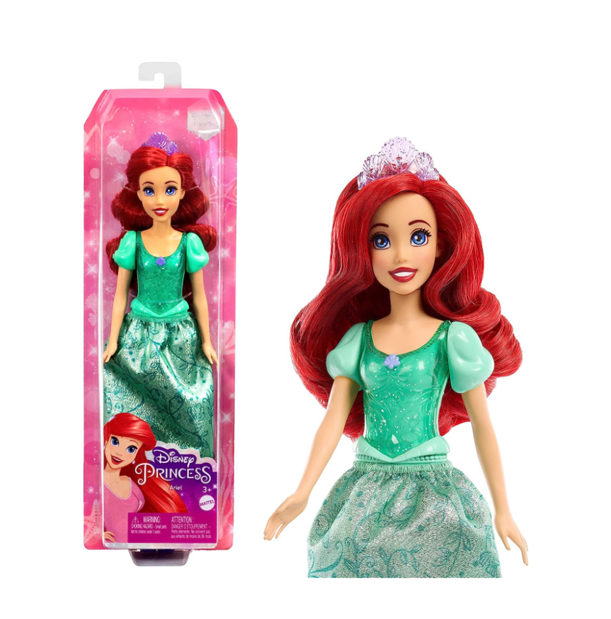 disney princess muñeca ariel(mattel - hlw10)
