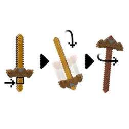 minecraft roleplay espada pico transformacion (mattel - jkc15)