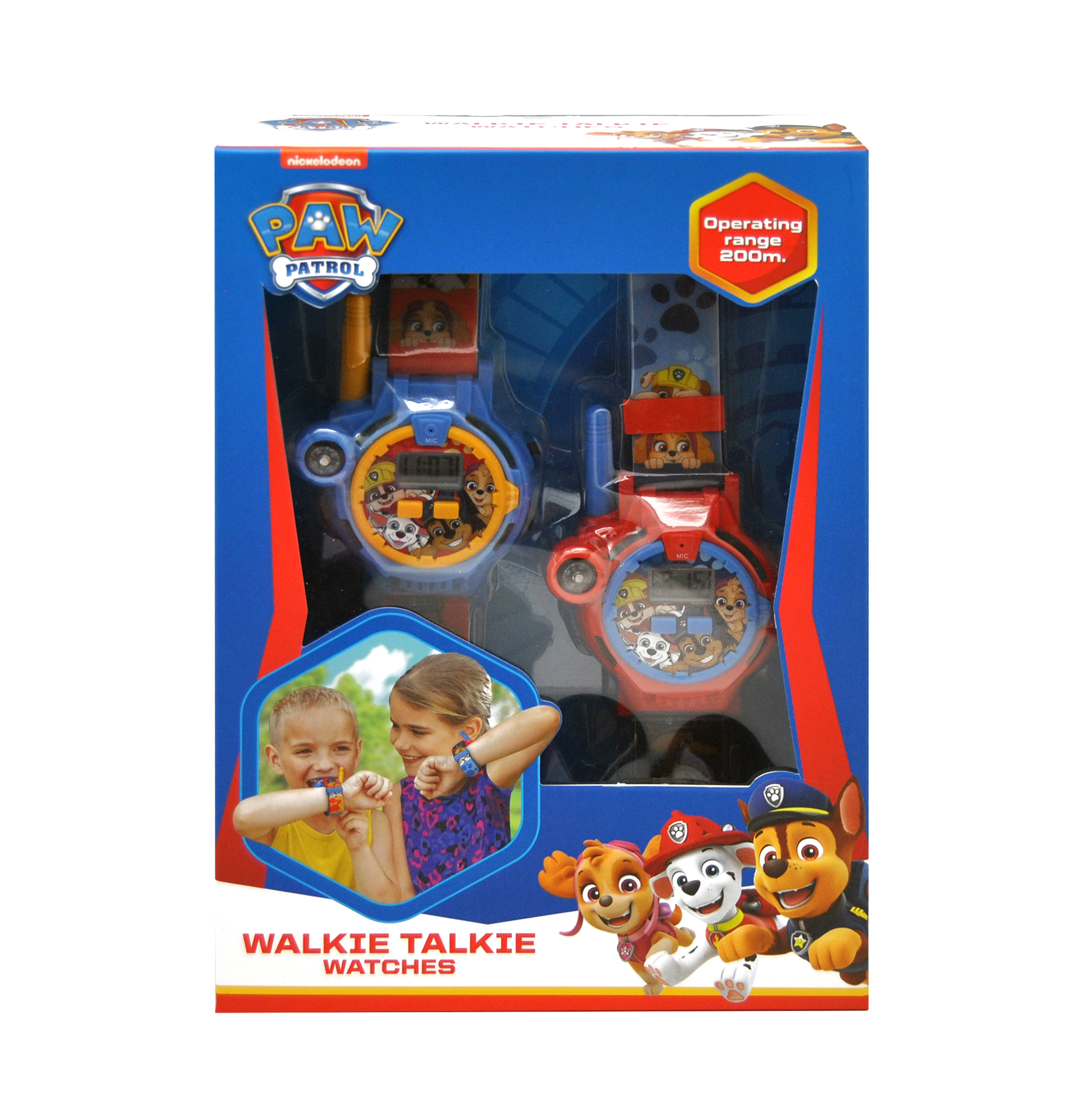 paw patrol reloj walkie talkie (kids licensing - pw19911)