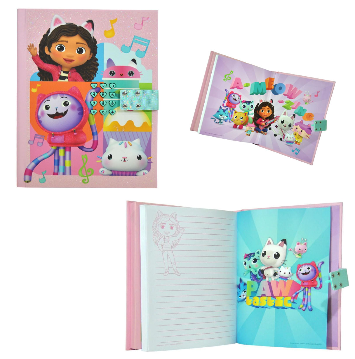 gabby´s dollhouse diario secreto+sonido (kids licensing - gd00040)