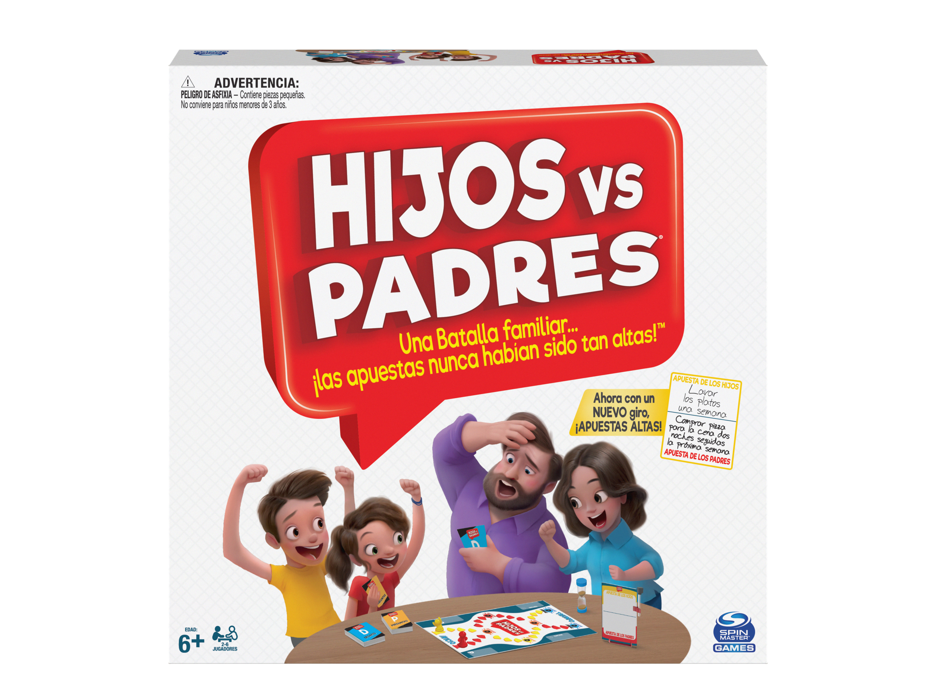 hijos contra padres el juego 2022  (spin master - 6065093)