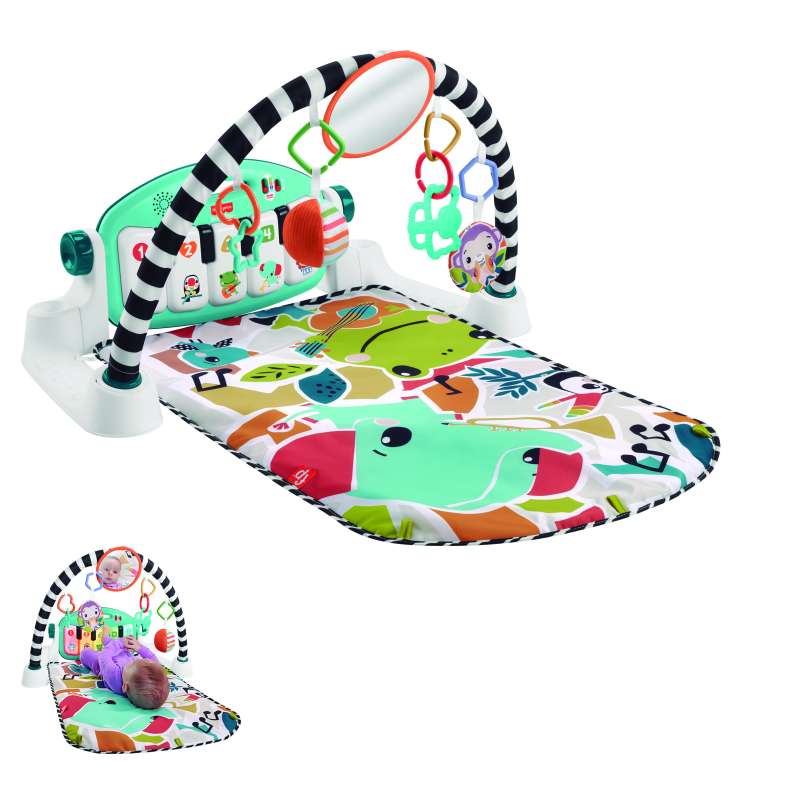 fisher-price alfombra piano luces sonido (mattel - hwy54)