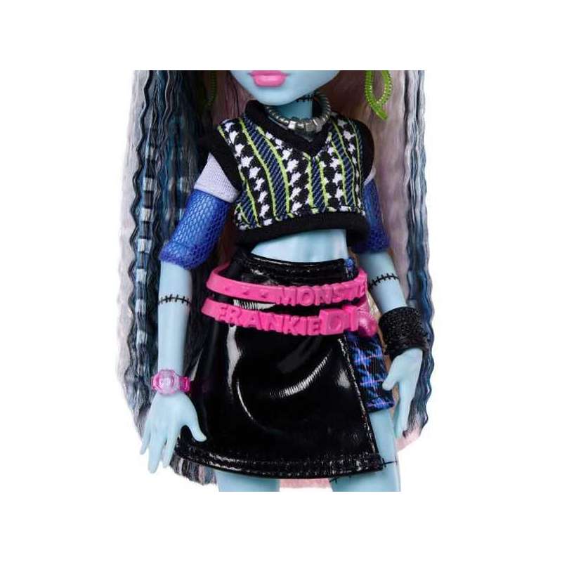 monster high muÑeca frankie stein con accesorios (mattel - jhk31)