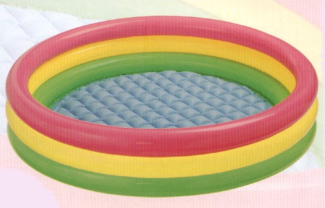 intex piscina 3 tubos colores 114x25 cms  (54712)