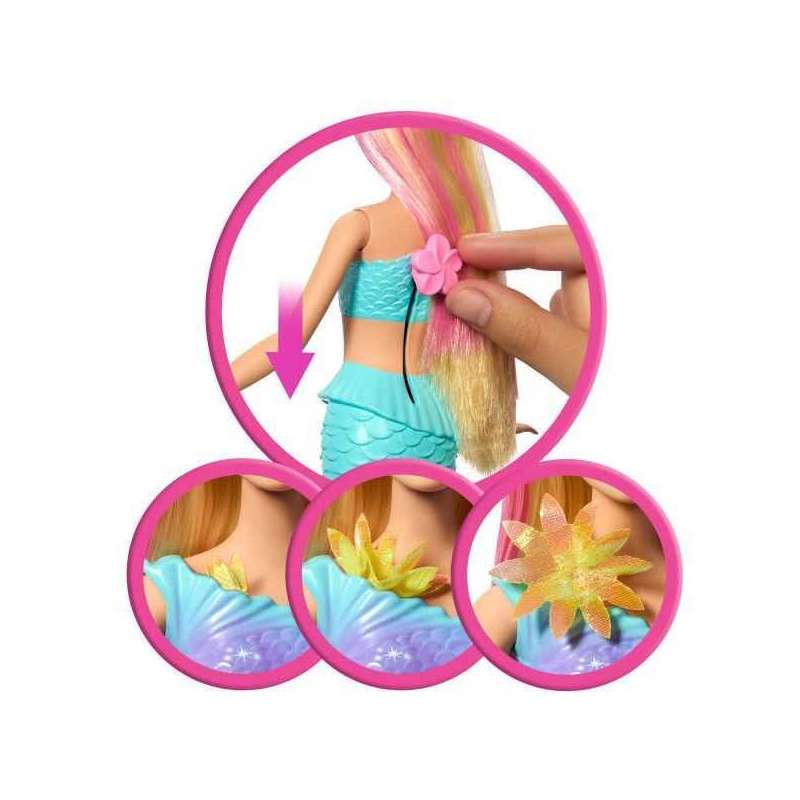 barbie sirena florece rubia ( mattel - jdm72) barbie sirena florece rubia ( mattel - jdm72)