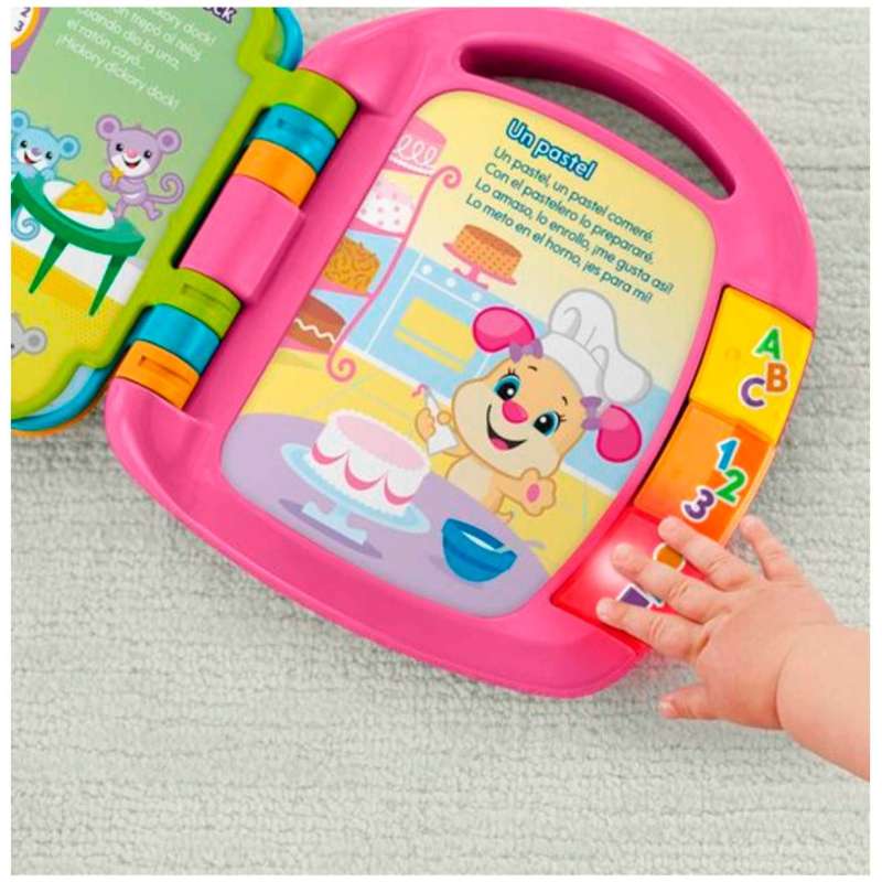 fisher libro interactivo aprendizaje (mattel dlf23)