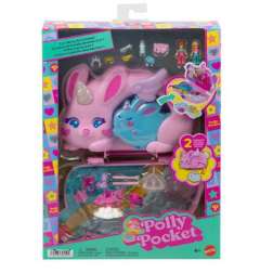 polly pocket cofre-bolso conejito set juego (mattel - jft88)