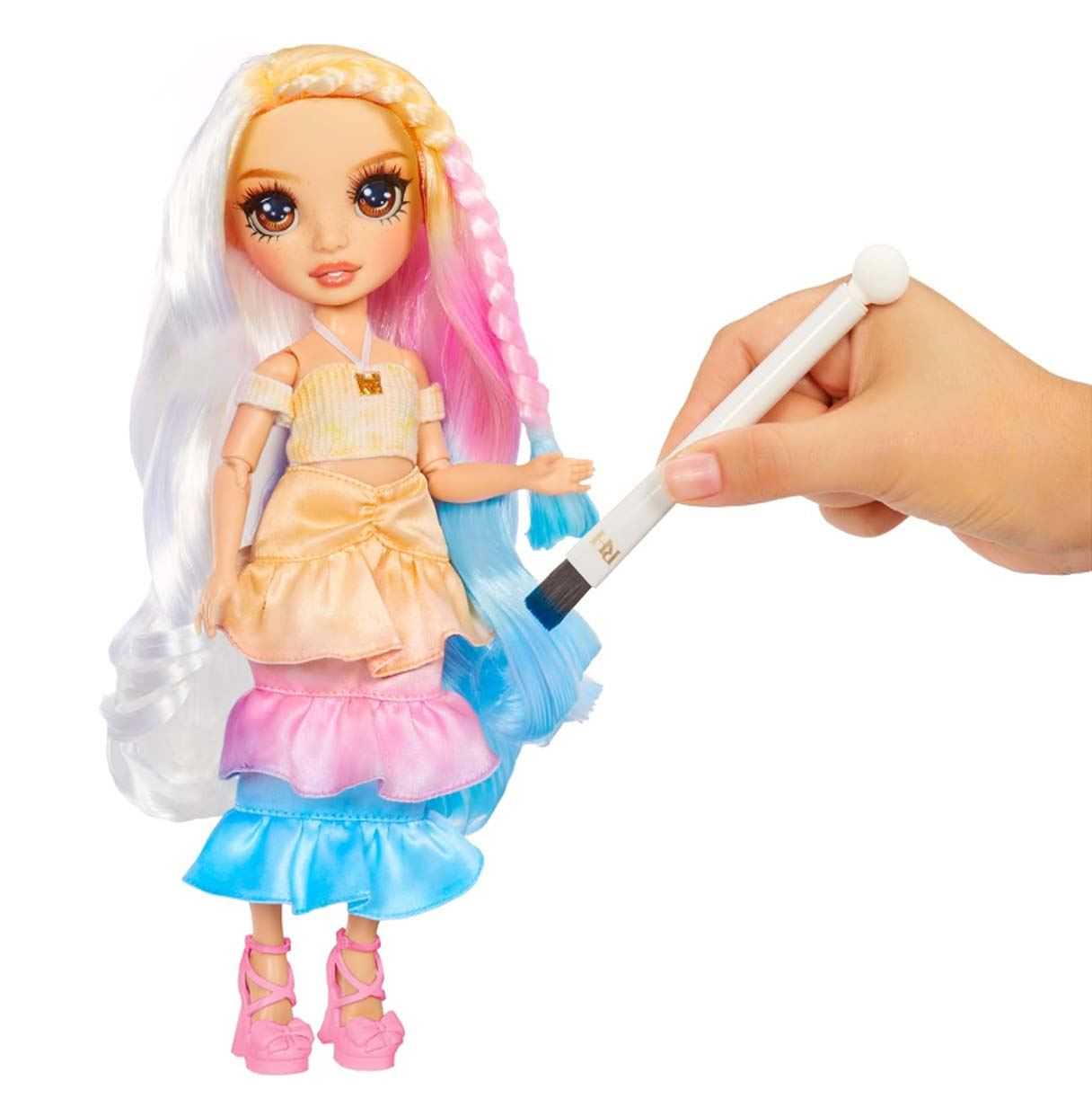 rainbow high muÑeca watercolor marrones ( mga-507598euc)