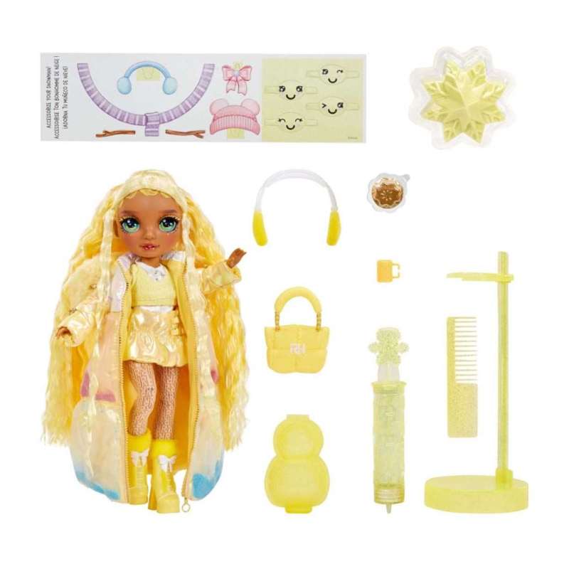 rainbow high winter wonderland yellow rainbow high winter wonderland yellow