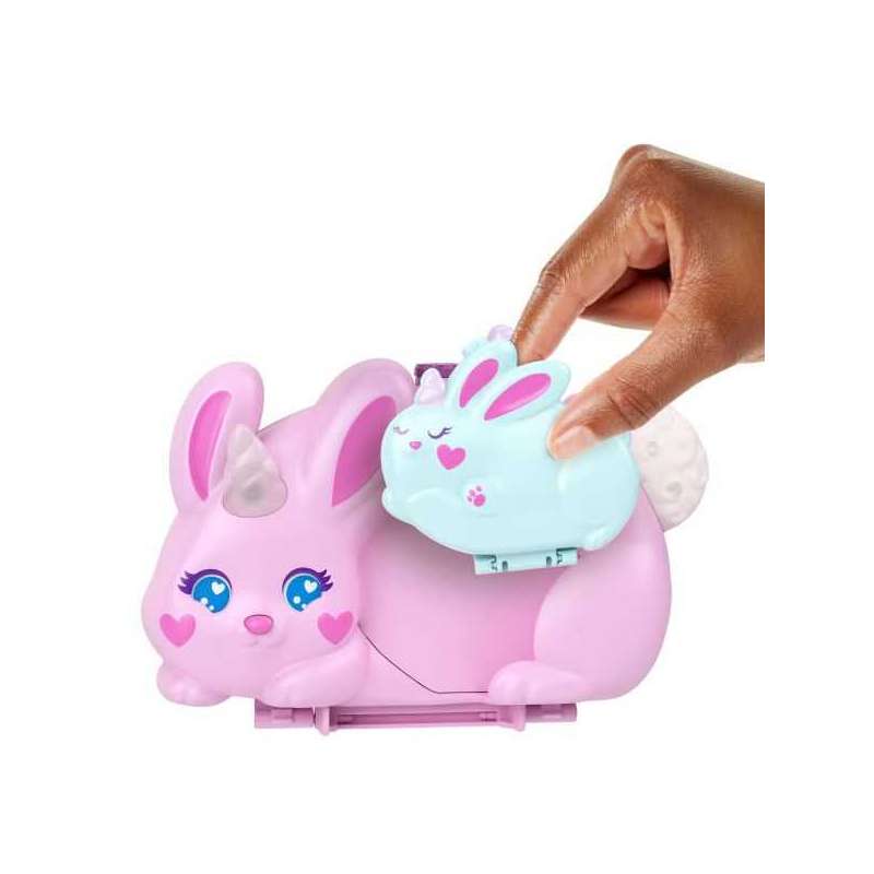 polly pocket cofre-bolso conejito set juego (mattel - jft88) polly pocket cofre-bolso conejito set juego (mattel - jft88)
