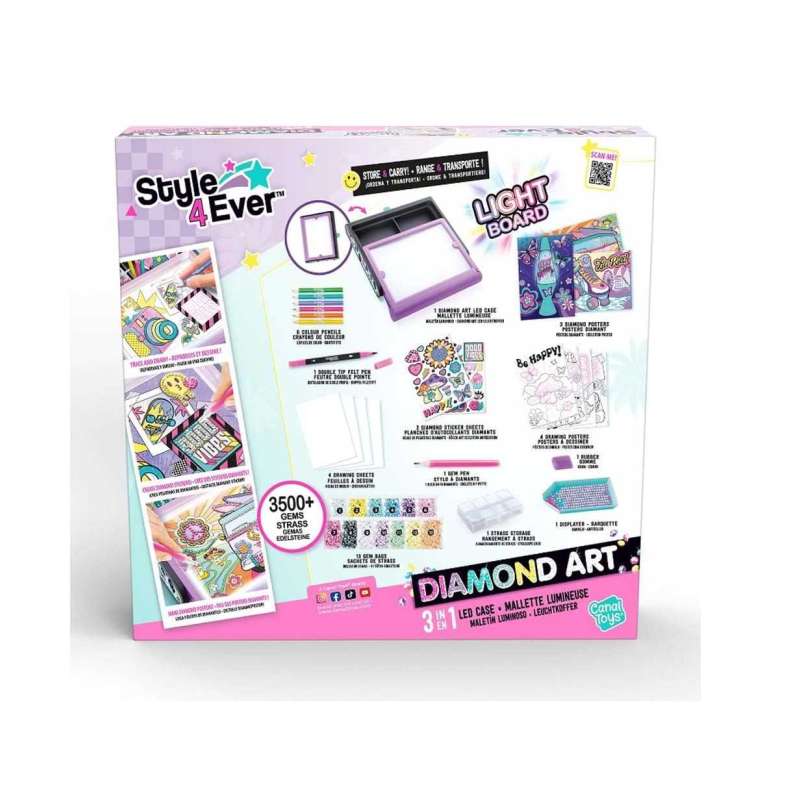 style 4 ever diamond art maletin led (canal toys - ofg300) style 4 ever diamond art maletin led (canal toys - ofg300)