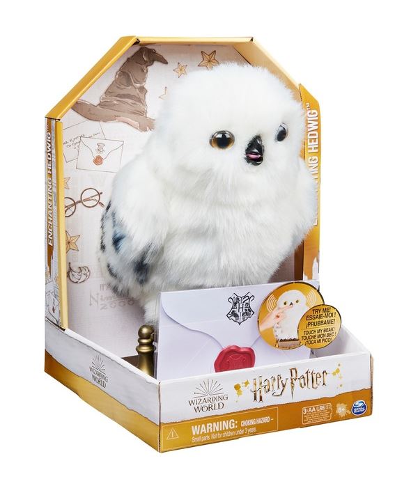 harry potter w.w. hedwig interactiva ( spin master - 6061829)