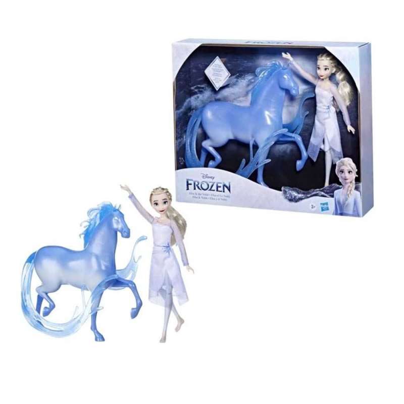 disney frozen muÑeca elsa y nokk (mattel - hlw58)