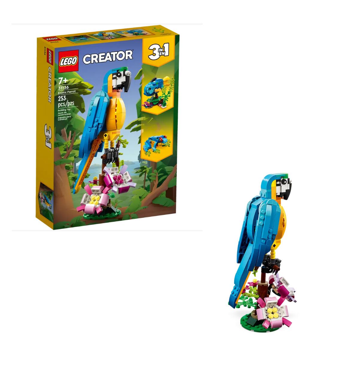 lego creator loro exotico (lego 31136) lego creator loro exotico (lego 31136)