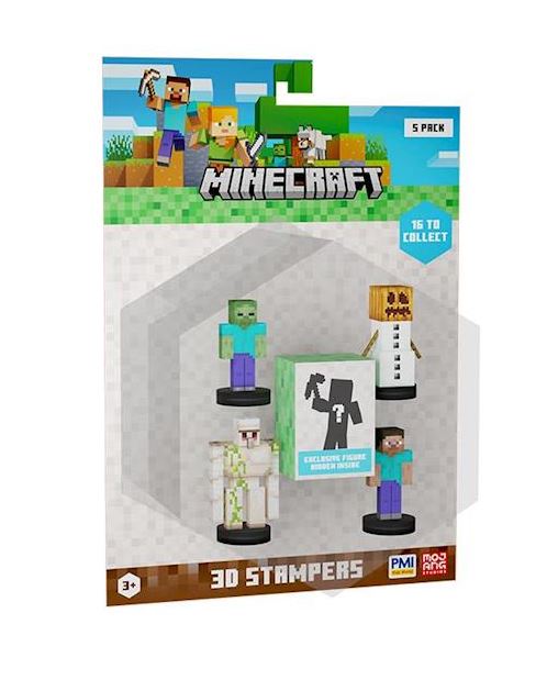 minecraft figura pack de 5 surtido blister ( bizak - 64110004) minecraft figura pack de 5 surtido blister ( bizak - 64110004)