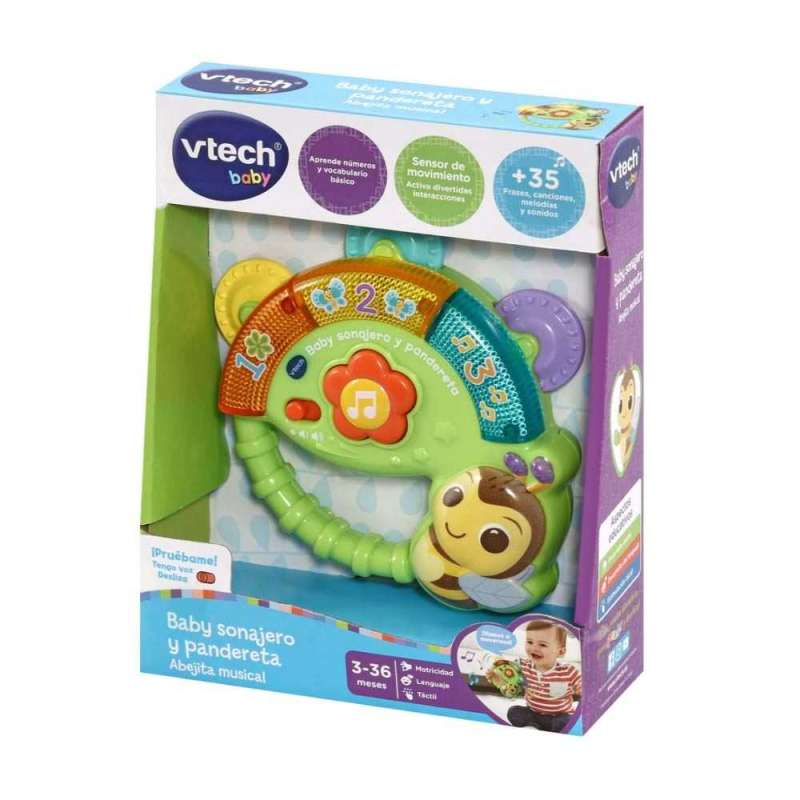 vtech baby sonajero y pandereta abejita (vtech - 558622) vtech baby sonajero y pandereta abejita (vtech - 558622)