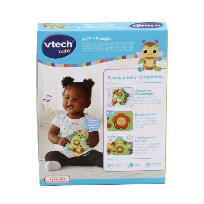 vtech baby sonajero y pandereta abejita (vtech - 558622)