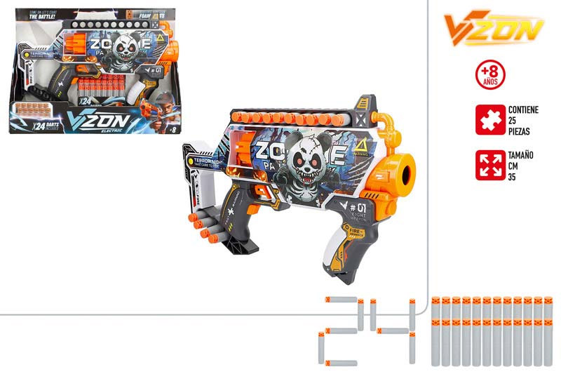 v-zone pistola dardos skin electrica 24 (color baby - 47748)