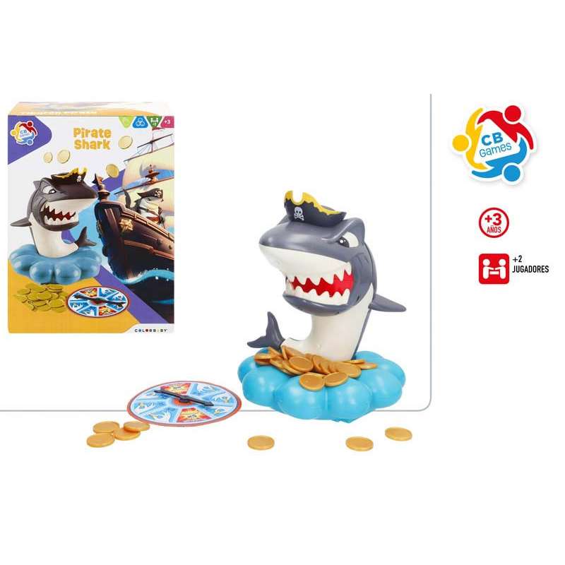 cb games juego tiburon pirata electronico ( color baby - 47831)