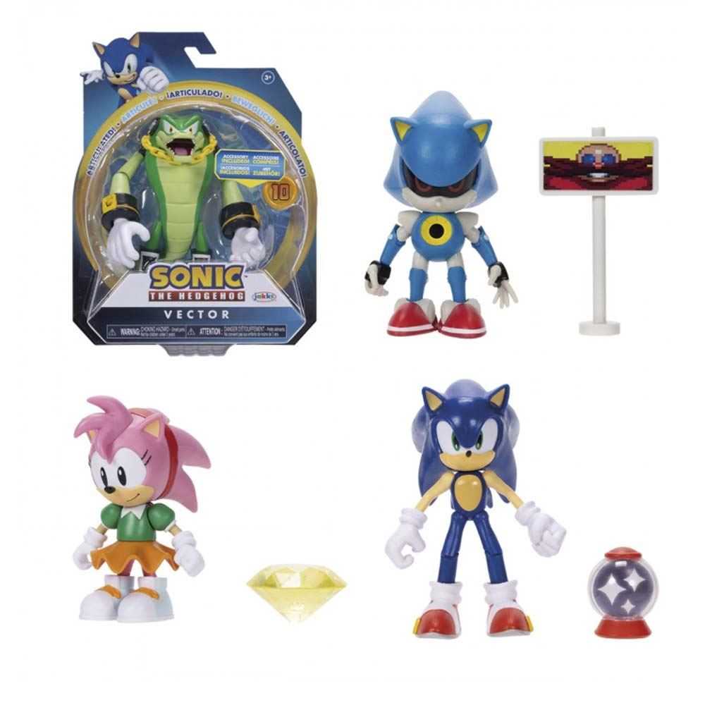 sonic s18 figuras+accesorios 10 cm sdas