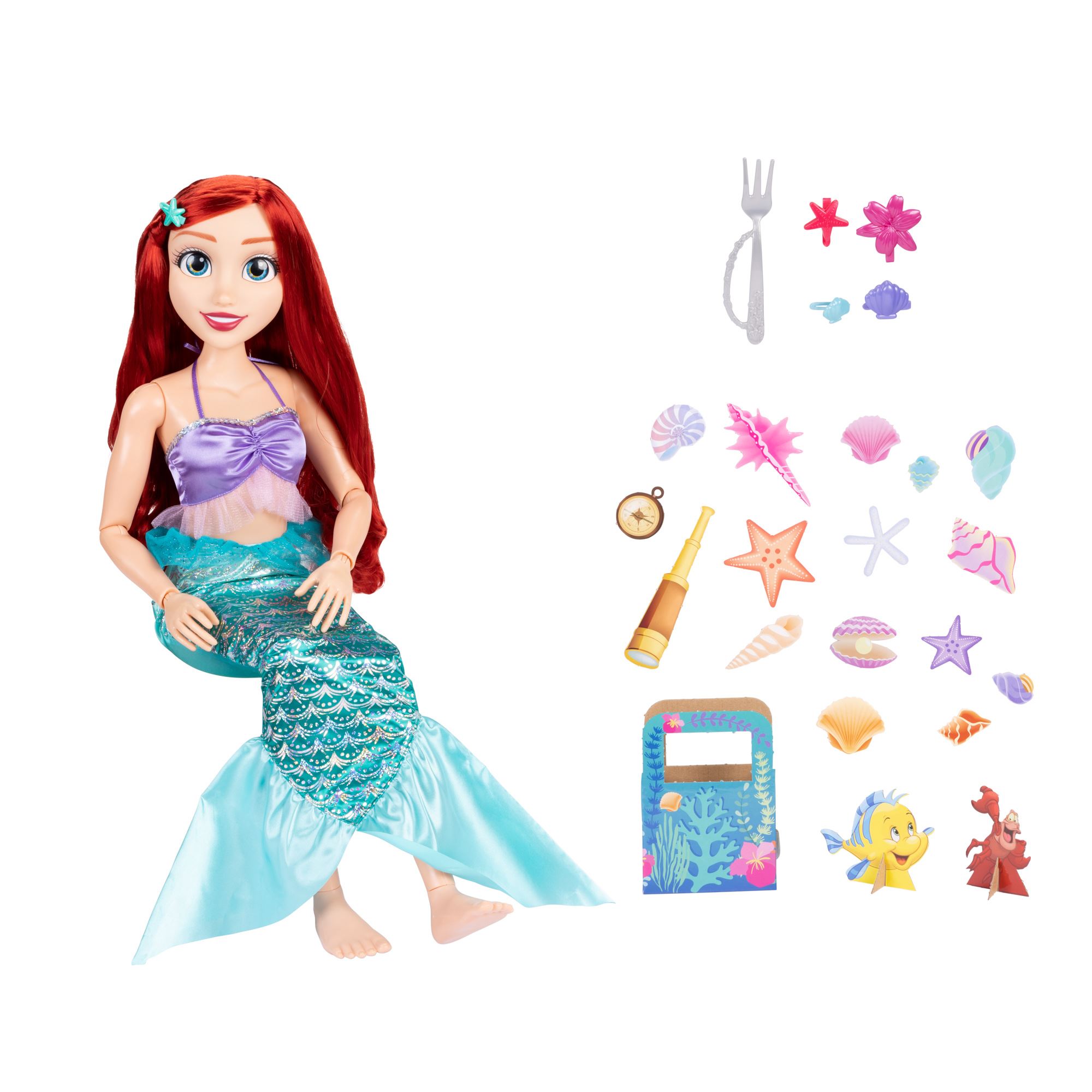 disney princess muÑeca ariel 80 cm (jakks pacific - 240454)