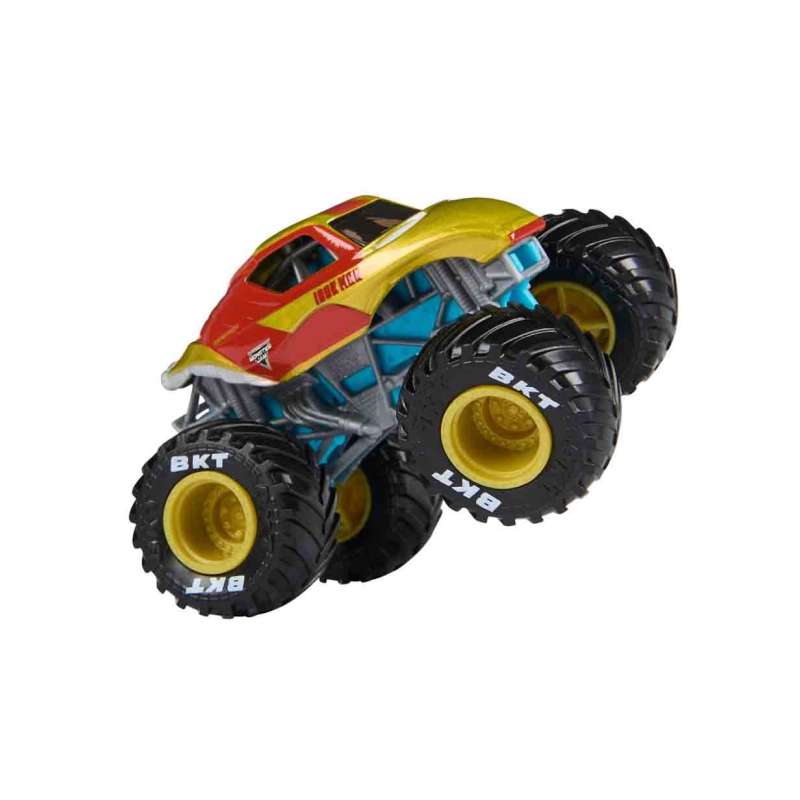 monster jam 1:64 iron man vs war machine (spin master - 6070555)