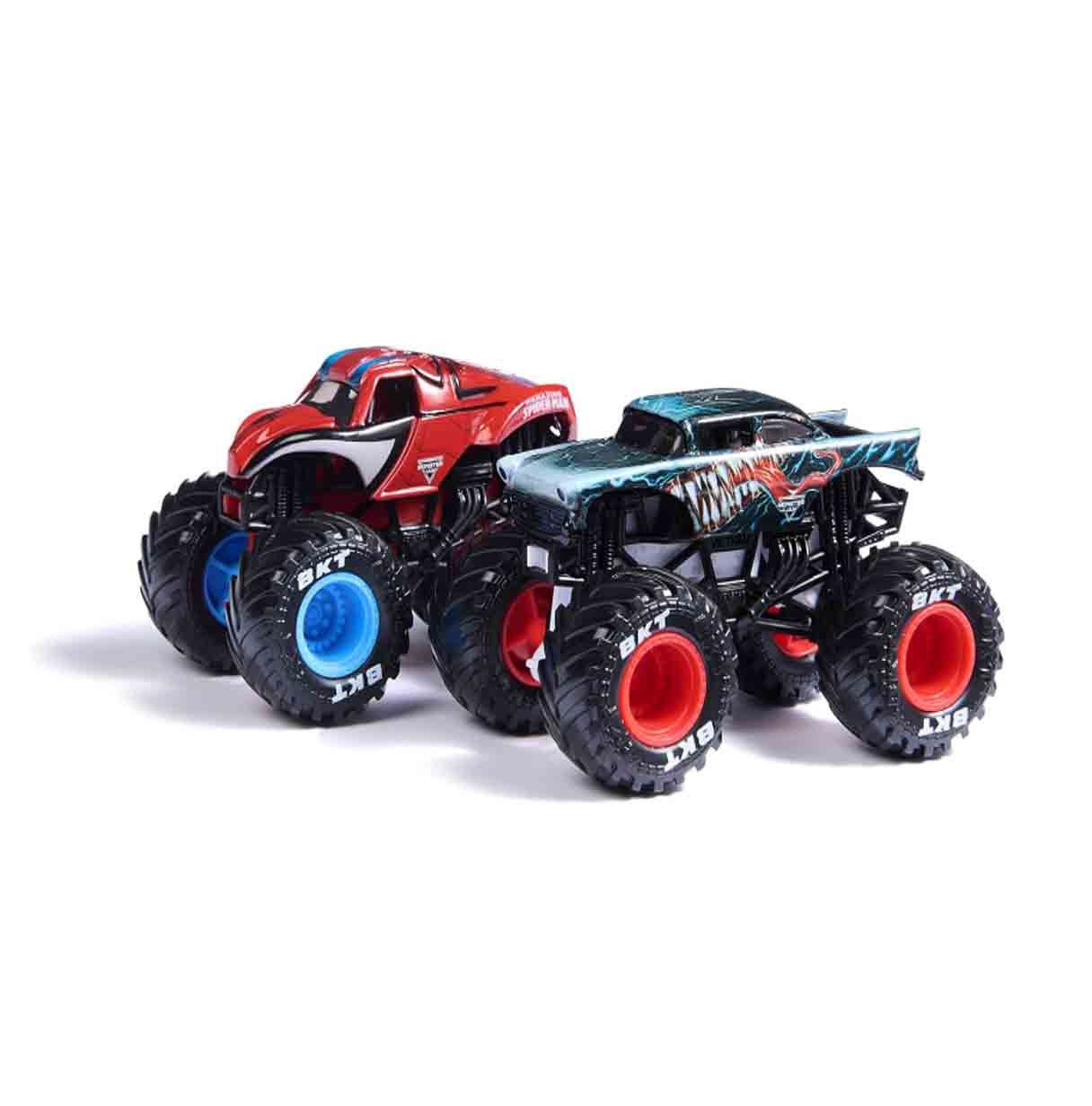 monster jam 1:64 iron man vs war machine (spin master - 6070555)