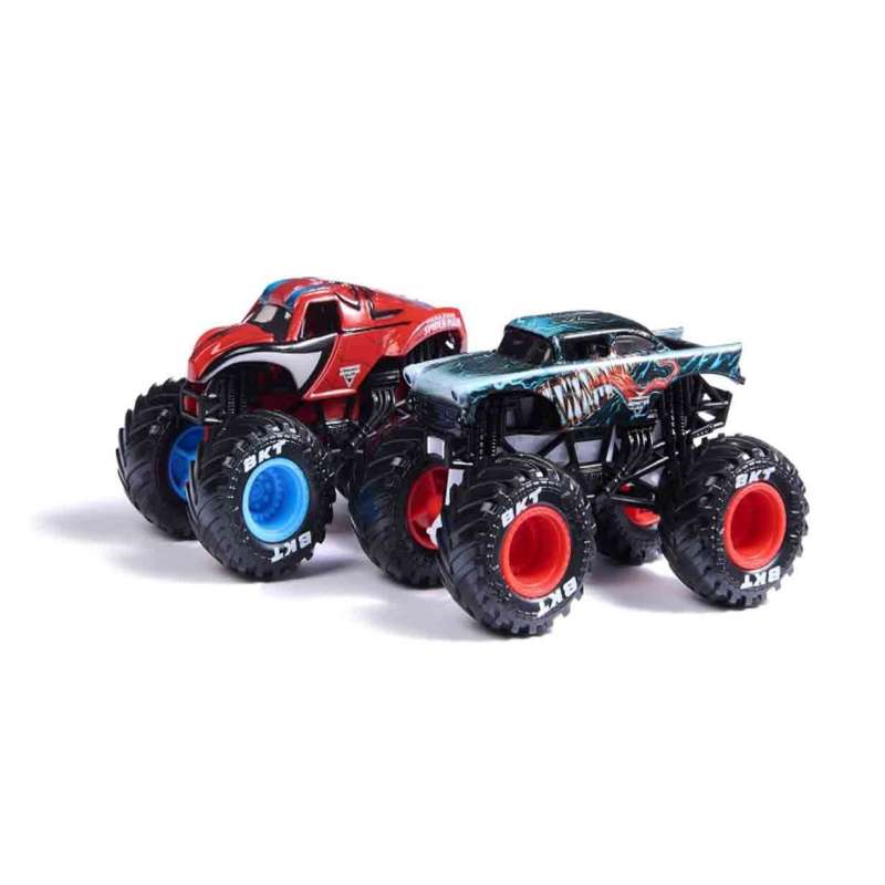 monster jam 1:64 iron man vs war machine (spin master - 6070555)
