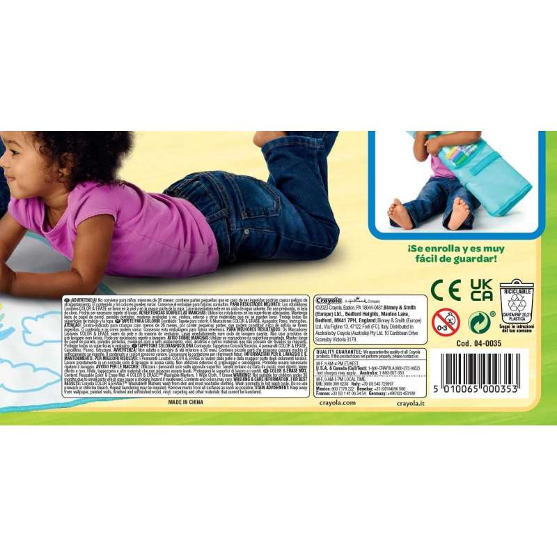 crayola maxi tapete colorea y borra(04-0035 ) crayola maxi tapete colorea y borra(04-0035 )