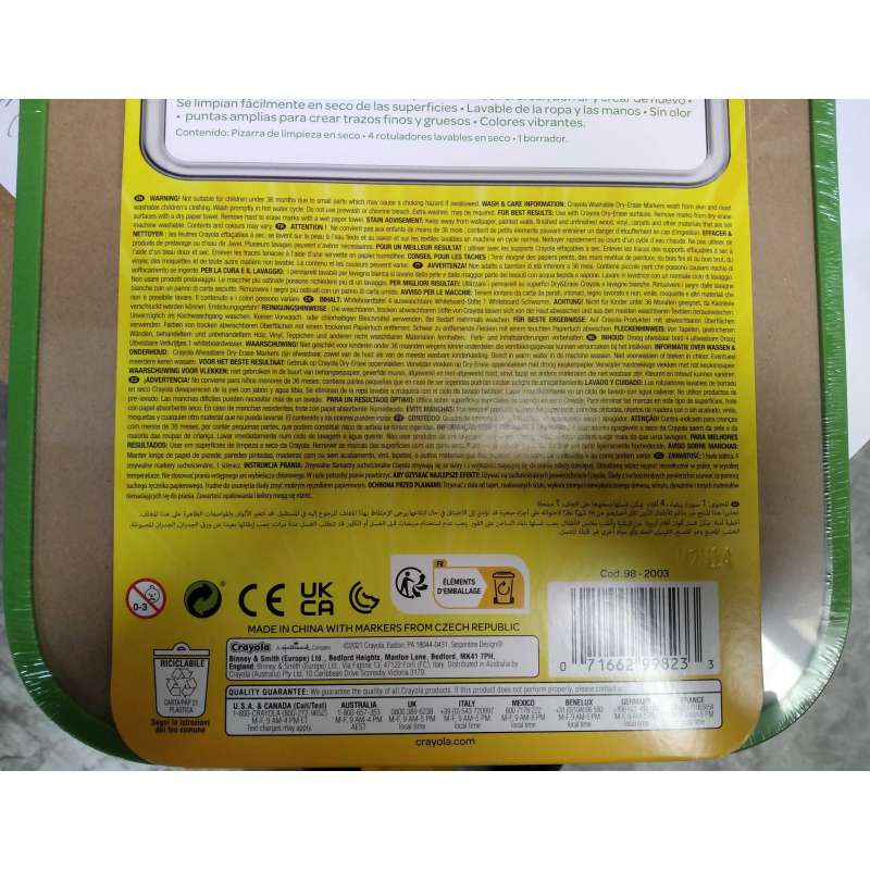 crayola pizarra 4 rotuladores dry-erase ( 98-2003) crayola pizarra 4 rotuladores dry-erase ( 98-2003)