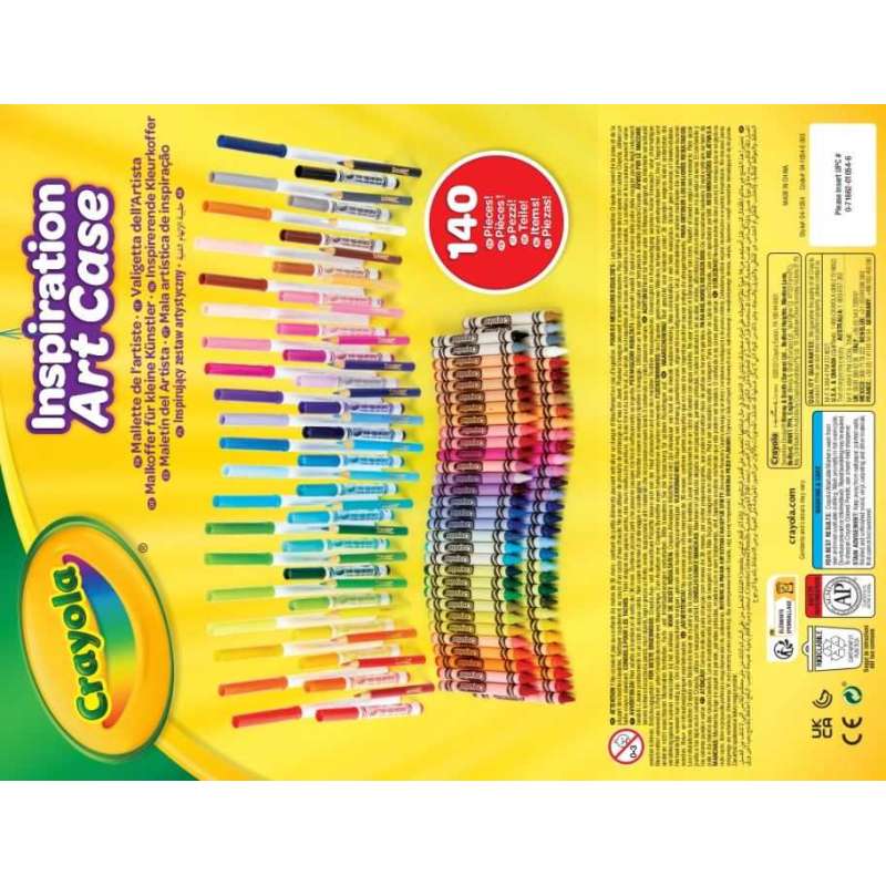 crayola maletin artista arcoiris 140 new (041054) crayola maletin artista arcoiris 140 new (041054)