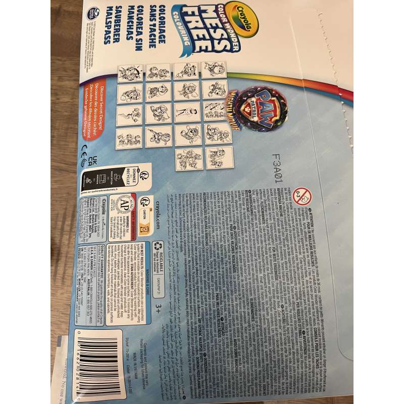 crayola color wonder colorea paw patrol (75-2814)