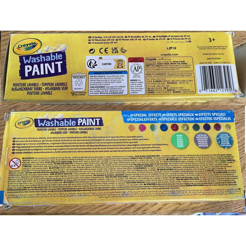 crayola 10 temperas lavables efectos ( 54-2395 ) crayola 10 temperas lavables efectos ( 54-2395 )