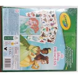 crayola libro colorear+stikers princesas ( 04-0202)