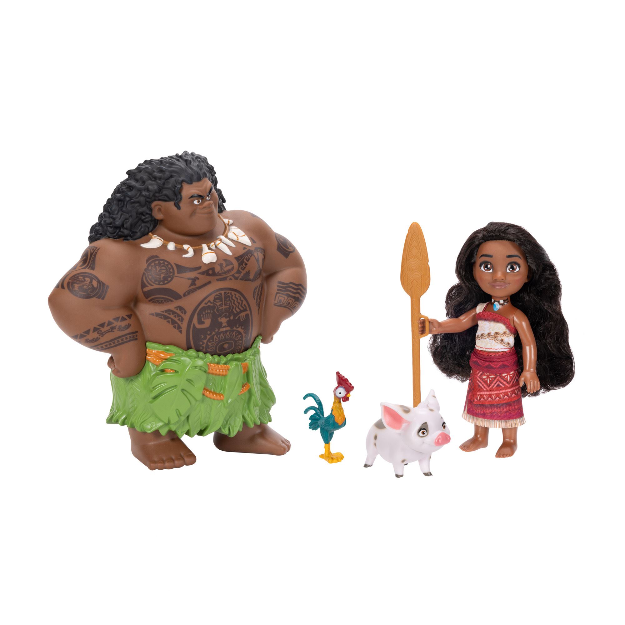 disney vaiana ii set 5 cm vaiana & maui (jakks pacific - 237554-vai)