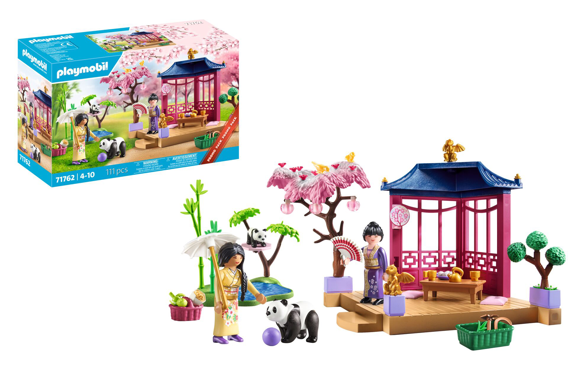 playmobil jardin asiatico con panda ( 71762) playmobil jardin asiatico con panda ( 71762)